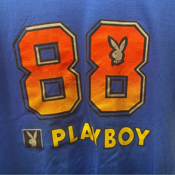 TAGGED XL VINTAGE 1988 PLAYBOY MAGAZINE SCREEN PRINT SINGLE STITCH - Picture 3 of 5